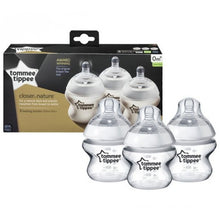 Load image into Gallery viewer, Tommee Tippee Triple Pack Closer to Nature Bottles, 150ml, x3
