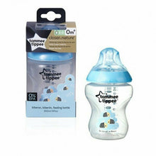 Load image into Gallery viewer, Tommee Tippee Closer to Nature Baby Bottle Decorated for Boy, 260ml, Newborn
