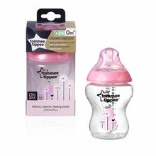 Load image into Gallery viewer, Tommee Tippee Closer to Nature Baby Bottle Decorated for Girl, 260ml
