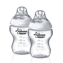 Load image into Gallery viewer, Tommee Tippee Closer to Nature 260 ml Feeding Bottles, X2 Bottles
