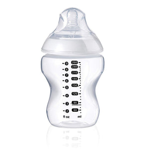 Tommee Tippee Closer to Nature Clear Bottles, 260 ml, Pack of 6