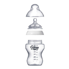 Load image into Gallery viewer, Tommee Tippee Closer to Nature Clear Bottles, 260 ml, Pack of 6
