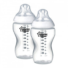 Load image into Gallery viewer, Tommee Tippee Closer to Nature Clear Bottles, 340 ml, +3 Months, 2-Pack
