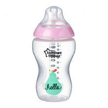 Load image into Gallery viewer, Tommee Tippee Closer to Nature 340 ml Decorated Bottle, Girl, +3 months
