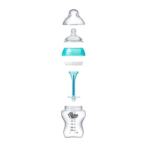 Tommee Tippee Advanced Anti-Colic Bottle X1, 260 ml with Heat Sensing Tube, +6 Months