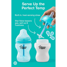 Load image into Gallery viewer, Tommee Tippee Advanced Anti Colic Decorated Bottle with Heat Sensing Tube, 260 ml, Girl
