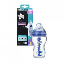 Load image into Gallery viewer, Tommee Tippee Advanced Anti Colic Decorated Bottle, 340ml, Boy, +6 Months
