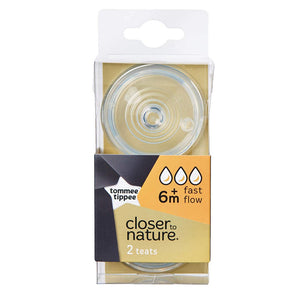 Tommee Tippee Closer to Nature Fast Flow Teats X2-Pack