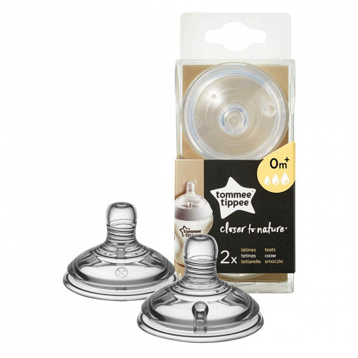 Tommee Tippee Closer to Nature Variflow Flow Teats x2-Pack