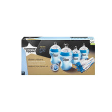 Load image into Gallery viewer, Tommee Tippee Closer To Nature Newborn Bottle Starter Set - Blue (Assorted Model)
