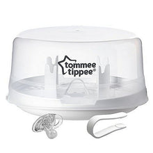 Load image into Gallery viewer, Tommee Tippee Micro-Steam Microwave Baby Bottle Sterilizer
