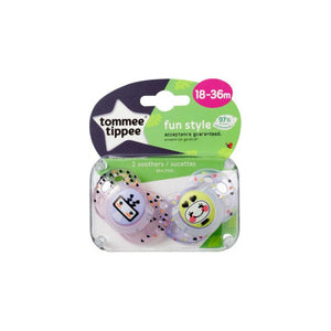 Tommee Tippee Closer to Nature Fun Pacifier, 18-36 Months, 2-Pack