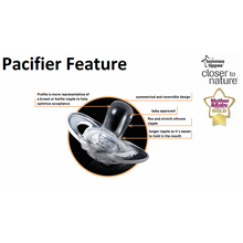 Load image into Gallery viewer, Tommee Tippee Closer To Nature Moda Soother, 6-18 Months
