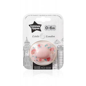 Tommee Tippee Little London Soother, 0-6 months, Pink