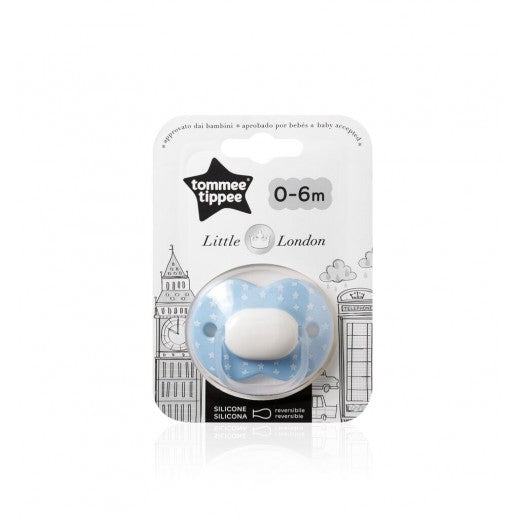 Tommee Tippee Little London Soother, 0-6 Months, Blue