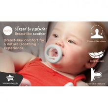 Load image into Gallery viewer, Tommee Tippee breast like soothers 6-18 months (white)
