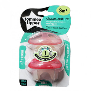 Tommee Tippee Closer to Nature +3 months Teether, 2-Pack