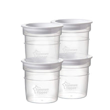 Load image into Gallery viewer, Tommee Tippee Milk Storage Pots x 4-Pack
