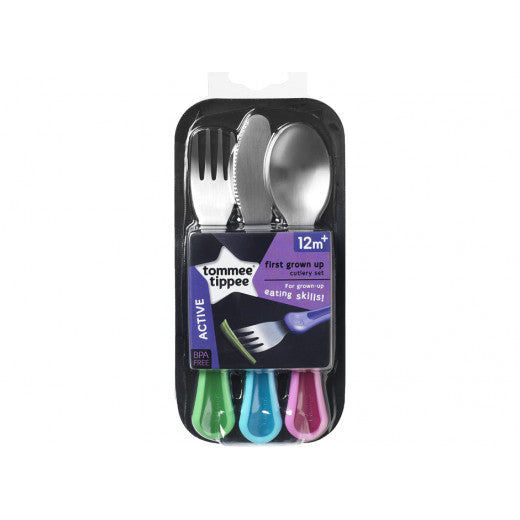 Tommee Tippee First Grown Up Cutlery Set, Assorted