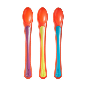 Tommee Tippee Heat Sensing Spoons, +4 Months, Pack of 3