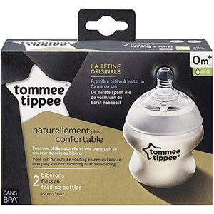 Tommee Tippee Closer to Nature Bottles X2, 150ml, +0 Months