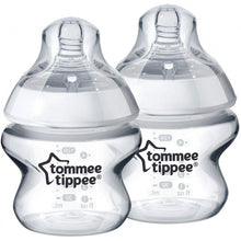 Load image into Gallery viewer, Tommee Tippee Closer to Nature Bottles X2, 150ml, +0 Months
