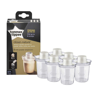 Tommee Tippee Milk Powder Dispensers x 6