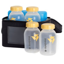 Load image into Gallery viewer, Medela Breastmilk Cooler Set with 4 Breast Milk Bottles
