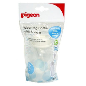 Pigeon Weaning Bottle With Spoon - 120ml