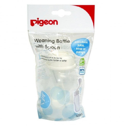 Pigeon Weaning Bottle With Spoon - 120ml