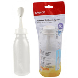 Pigeon Weaning Bottle with Spoon - 240 ml