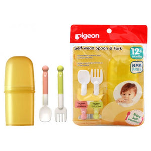 Pigeon Self-Wean Spoon & Fork