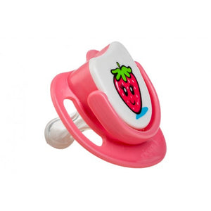 Pigeon Silicone Pacifier Step 1 - (Strawberry) - +6 Months