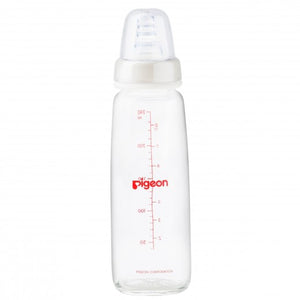 Pigeon Glass Bottle (Slim Neck) Clear Cap - 240ml