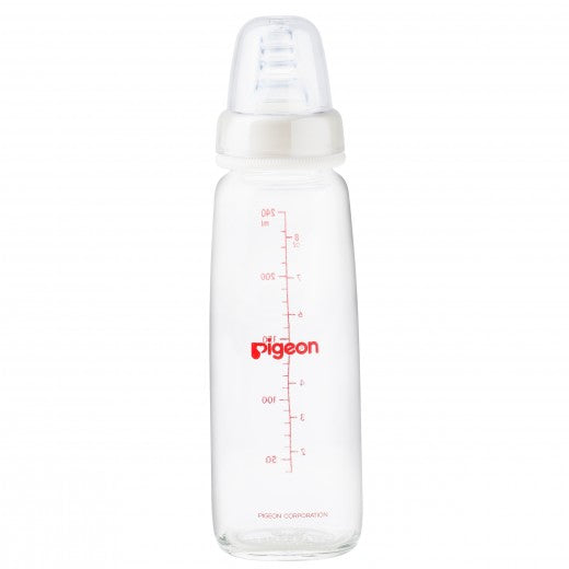 Pigeon Glass Bottle (Slim Neck) Clear Cap - 200ml