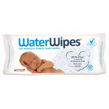 Load image into Gallery viewer, WaterWipes Sensitive Unscented Baby Wipes, (60 wipes)
