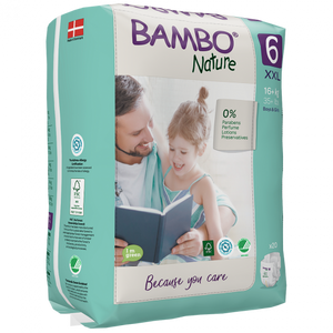 Bambo Nature Diapers Size 6 (16+ Kg), 20 diapers