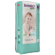 Load image into Gallery viewer, Bambo Nature Diapers Size 3 (4-8 Kg), 52 diapers
