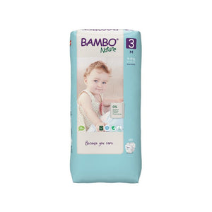 Bambo Nature Diapers Size 3 (4-8 Kg), 52 diapers