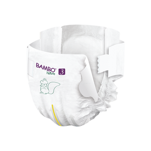 Bambo Nature Diapers Size 3 (4-8 Kg), 52 diapers