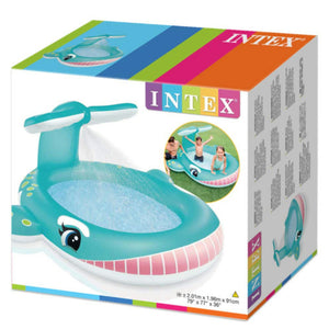 Intex Whale Spray Pool, 201 cm X 196 cm X 91 cm