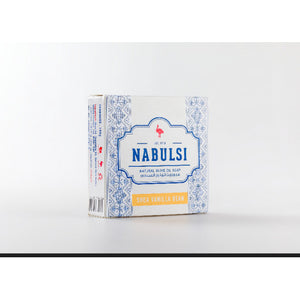 Nabulsi Natural Olive Oil Soap, Shea & Vanilla Beans, 100 g