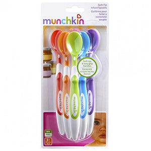 Munchkin Soft-Tip Infant Spoon, 6-Pack, +6 Months