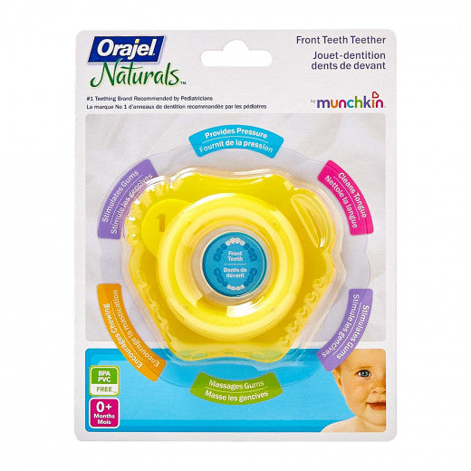 Munchkin Orajel Front Teeth Teether Toy, +3 Months