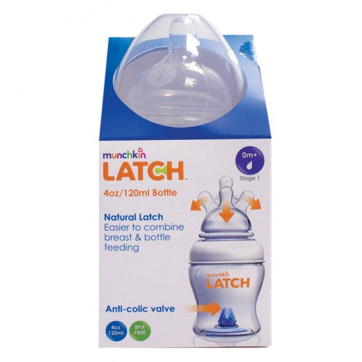 Munchkin Latch Bottle, 120ml, Newborn