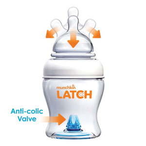 Munchkin Latch Bottle, 120ml, Newborn