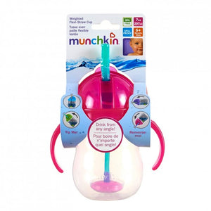 Munchkin Click Lock Weighted Flexi-Straw Cup - 207ml, +6 Months