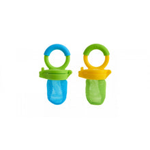 Load image into Gallery viewer, Munchkin Fresh Food Feeder - 2 pack, Blue &amp; Green, +6 Months
