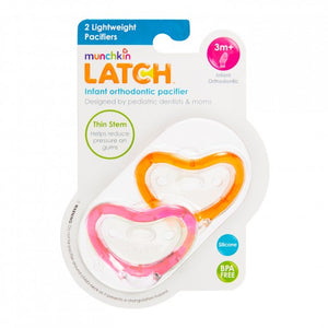 Munchkin Latch Pacifier, 2 Pack, +3 Months