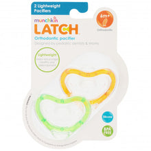 Load image into Gallery viewer, Munchkin Latch Lightweight Pacifier, 6 Months and Up, 2-Pack
